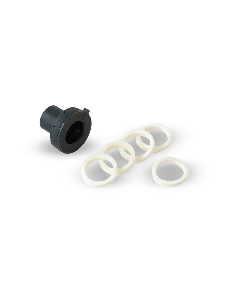 Aroma-Kit Spa Mist II aromaolie holder Takara Belmont til frisørudstyr i sort med 5 vat-ringe inkluderet